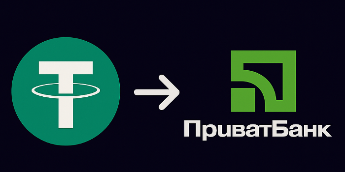 Обмен USDT TRC20 на Приват24